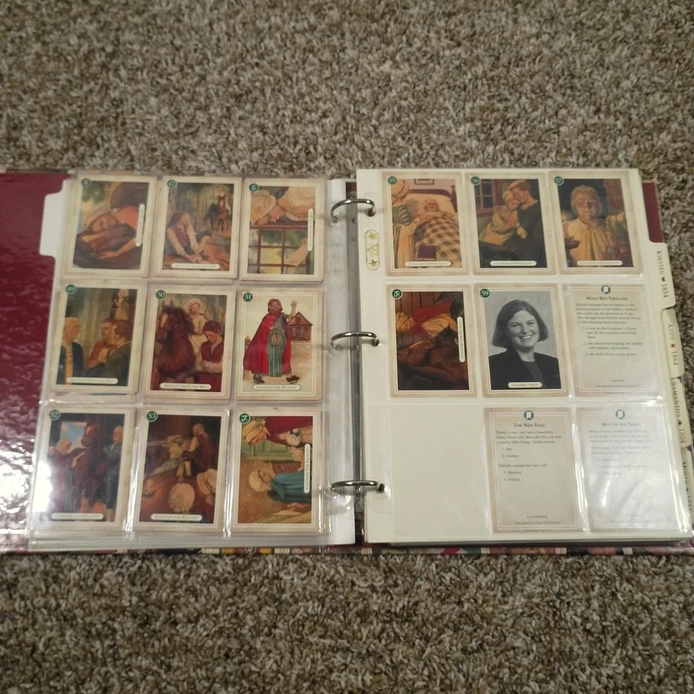 The American Girls Doll Trading Card Album Over 300 Cards 1994 Pleasant Company